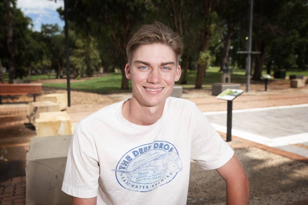 NUMBER ONE: Liam Rodgers topped the state in Industrial Technology. Photo: Peter Hardin