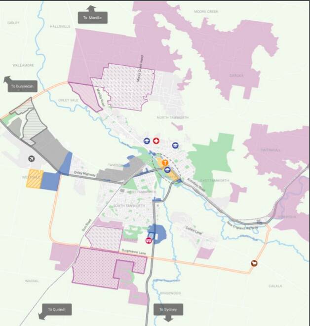 BOOM: All told, the region will need 7,700 more homes by 2041, but under some climate change scenarios, there could be 45 per cent less water available region-wide, on average, in the long run, the plan claims. Photo: draft New England North West regional plan