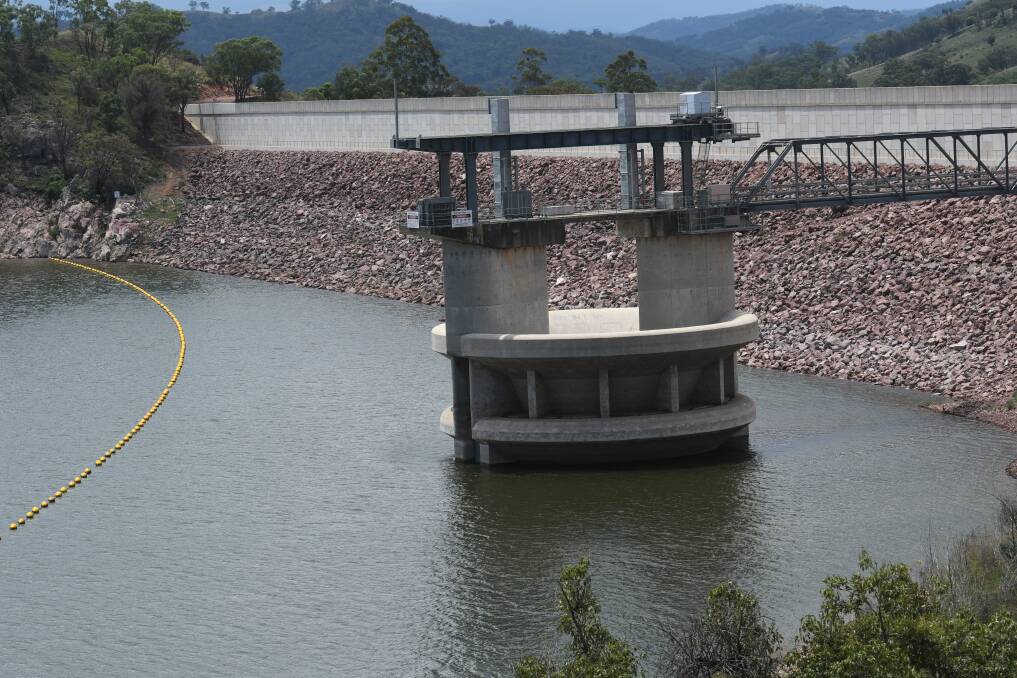 FILLING UP: Chaffey Dam was 40.5 per cent full on Tuesday, hitting a benchmark for slashing water restrictions. Photo: Gareth Gardner
