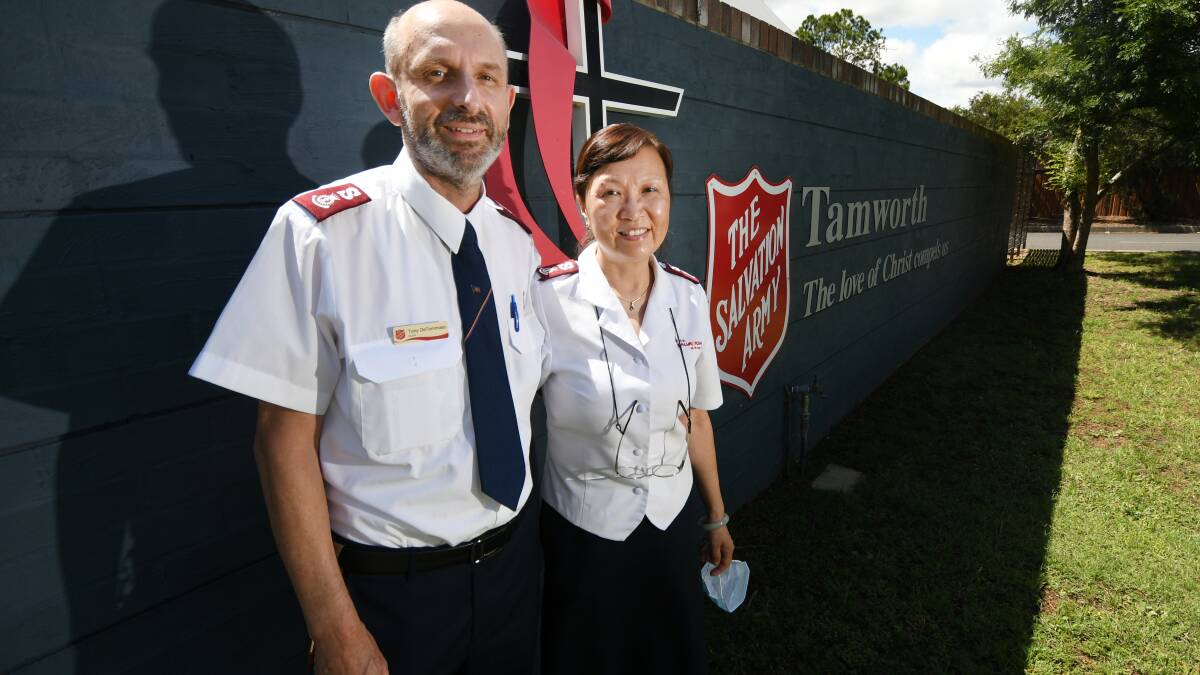 The DeTommasos left a job in Salvation Army age care in Sydney's Bankstown region to come to Tamworth. Photo: Gareth Gardner