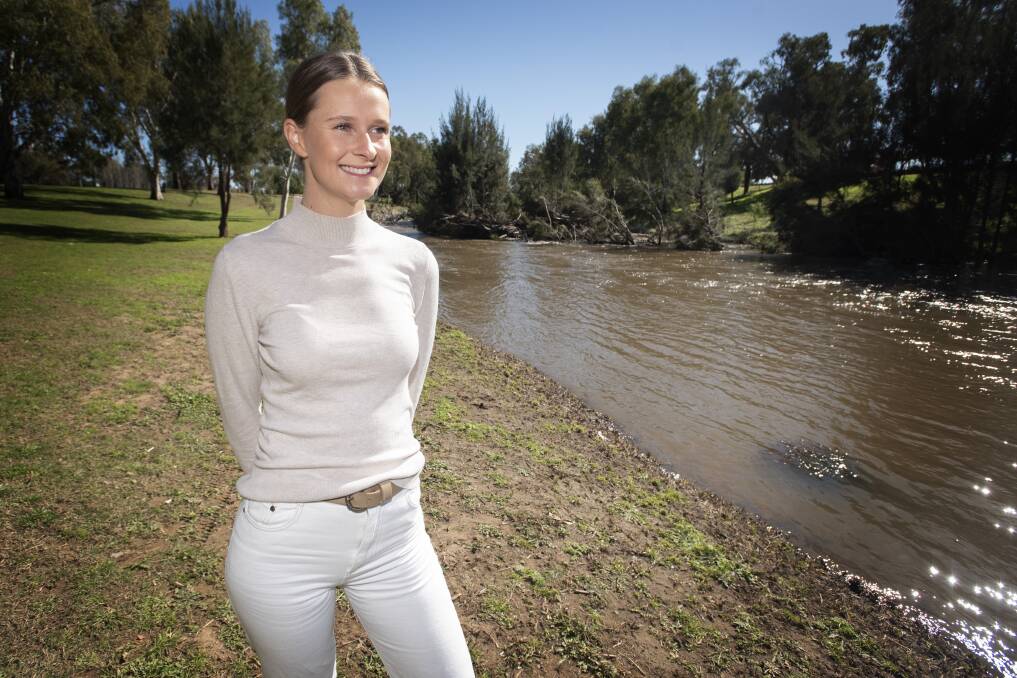 WATER WISE: Tamworth council water sustainability officer Louise Cadell will ask council to relaunch a water campaign this week. Photo: Peter Hardin, file