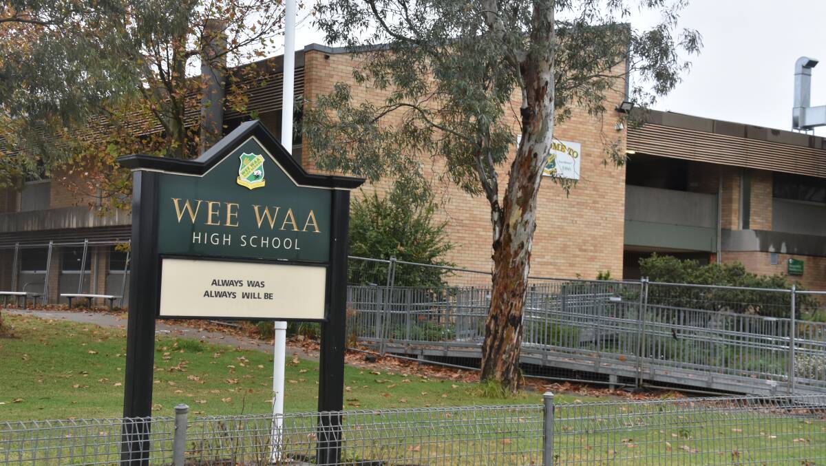 MYSTERY: The old Wee Waa High School was closed last year after a number of students and teachers fell ill from a mould-related illness. Students have been taught at the town's public school site. Photo: Andrew Messenger