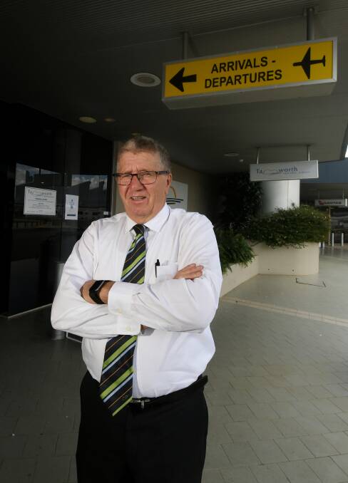 NEW NORMAL: Tamworth Mayor Col Murray remains bullish on the airline industry, saying the sector will recover once the coronavirus crisis fades away. Photo: Gareth Gardner, file.