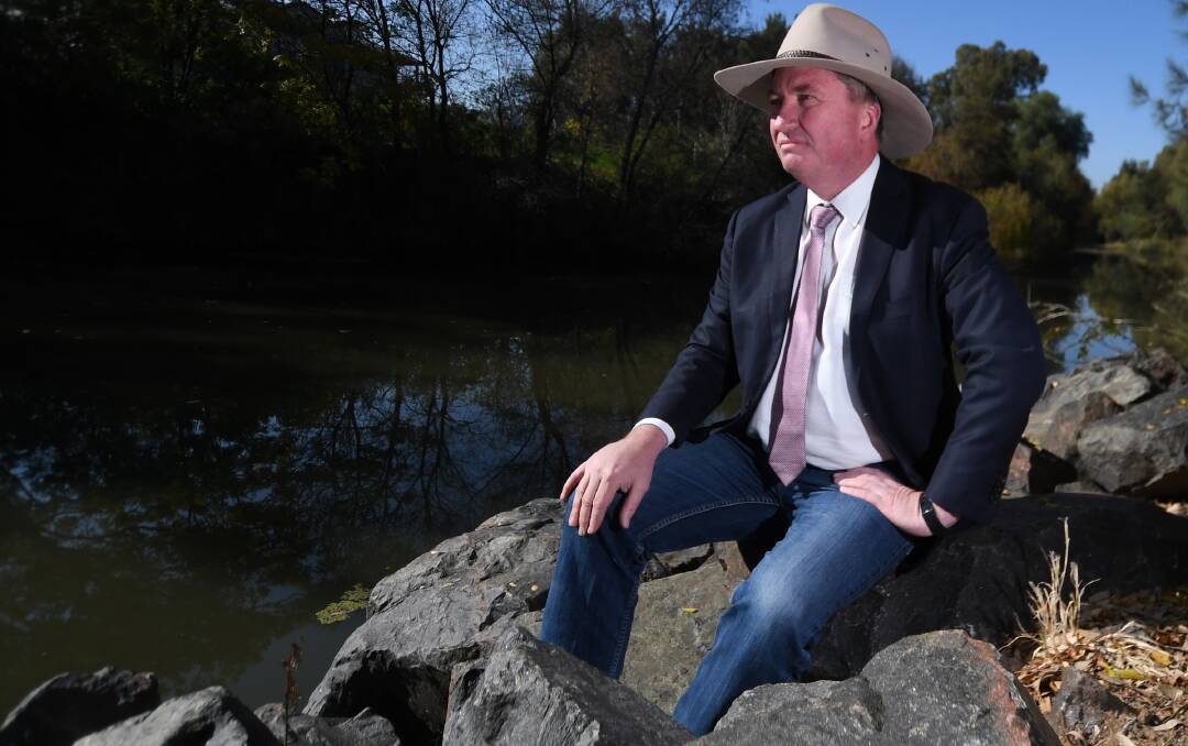 POLITICAL THREAT: Barnaby Joyce wants work to get underway on the new Dungowan Dam to get ahead of a political threat to the project. Photo: file