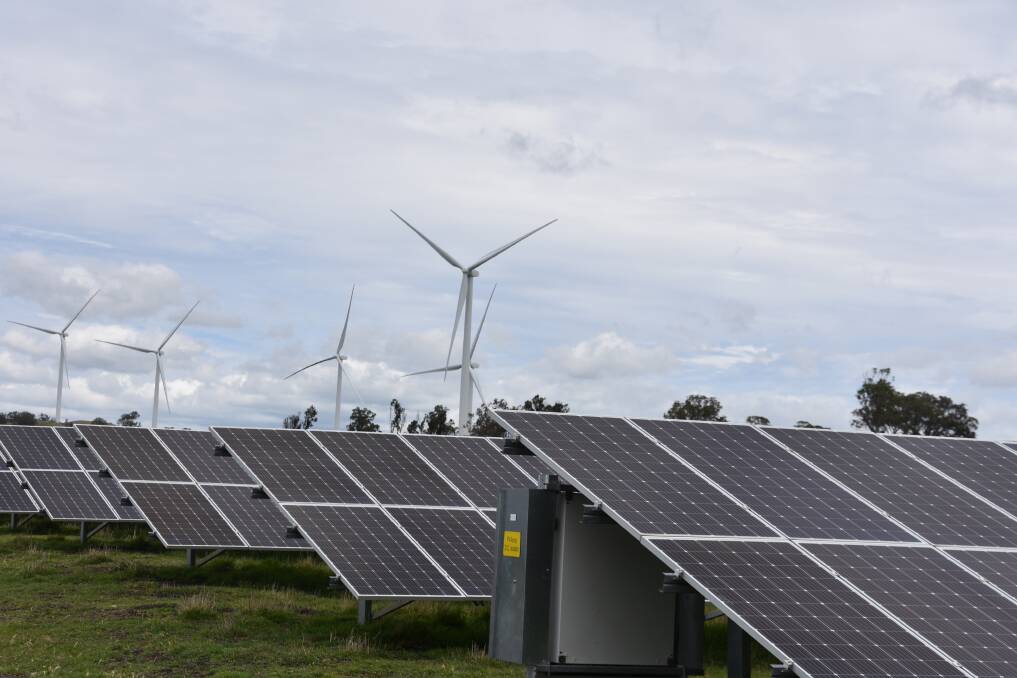 POWER PLAN: The huge Bendemeer solar project will eventually produce both solar and wind power, like the Sapphire Wind Farm near Glen innes, if approved. Photo: Andrew Messenger
