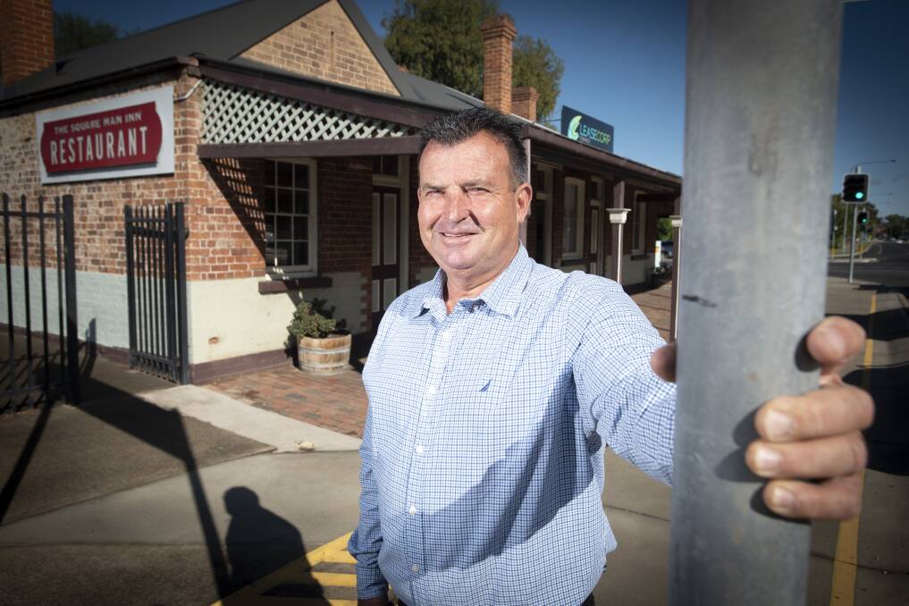 LOVE STRUCK: David Heenan, the owner of Leasecorp Motor Vehicle and Equipment Finance, has moved to Tamworth and set up shop in the city. Photo: Peter hardin