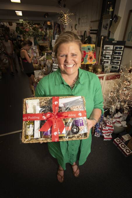 BOOM TIME: Magic Pudding owner Sara Winston-Smith said business is booming during the traditional Christmas gift period. Photo: Peter Hardin 