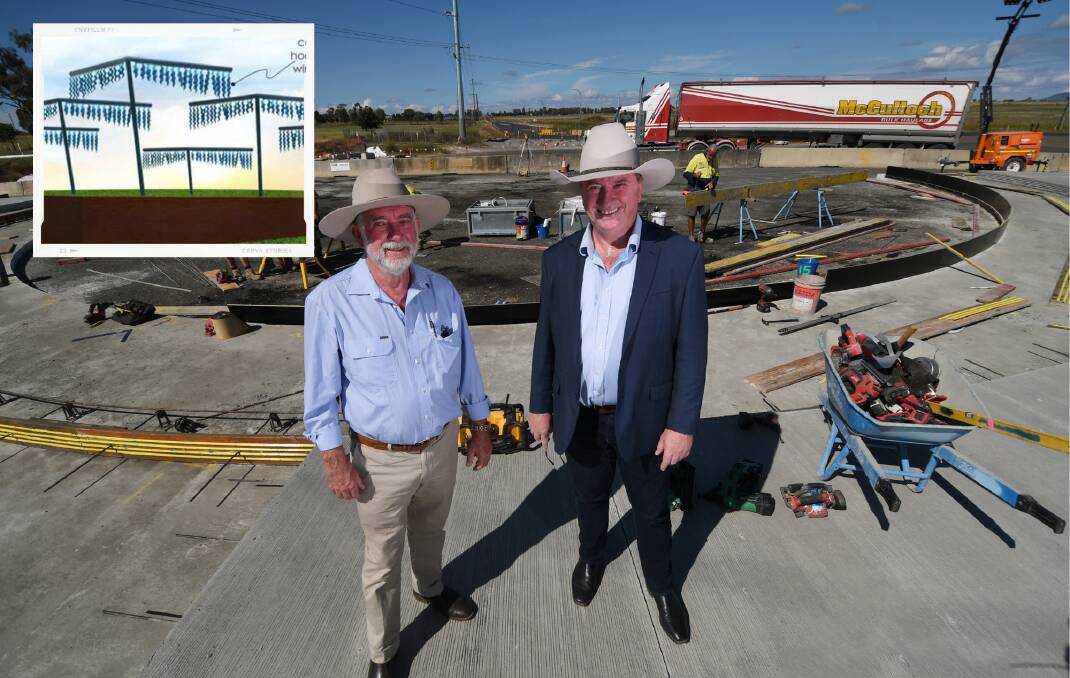 NIGHTMARE: Deputy Prime Minister Barnaby Joyce has denounced "the monstrosity" planned for the new Country Road roundabout. Photo: Gareth Gardner