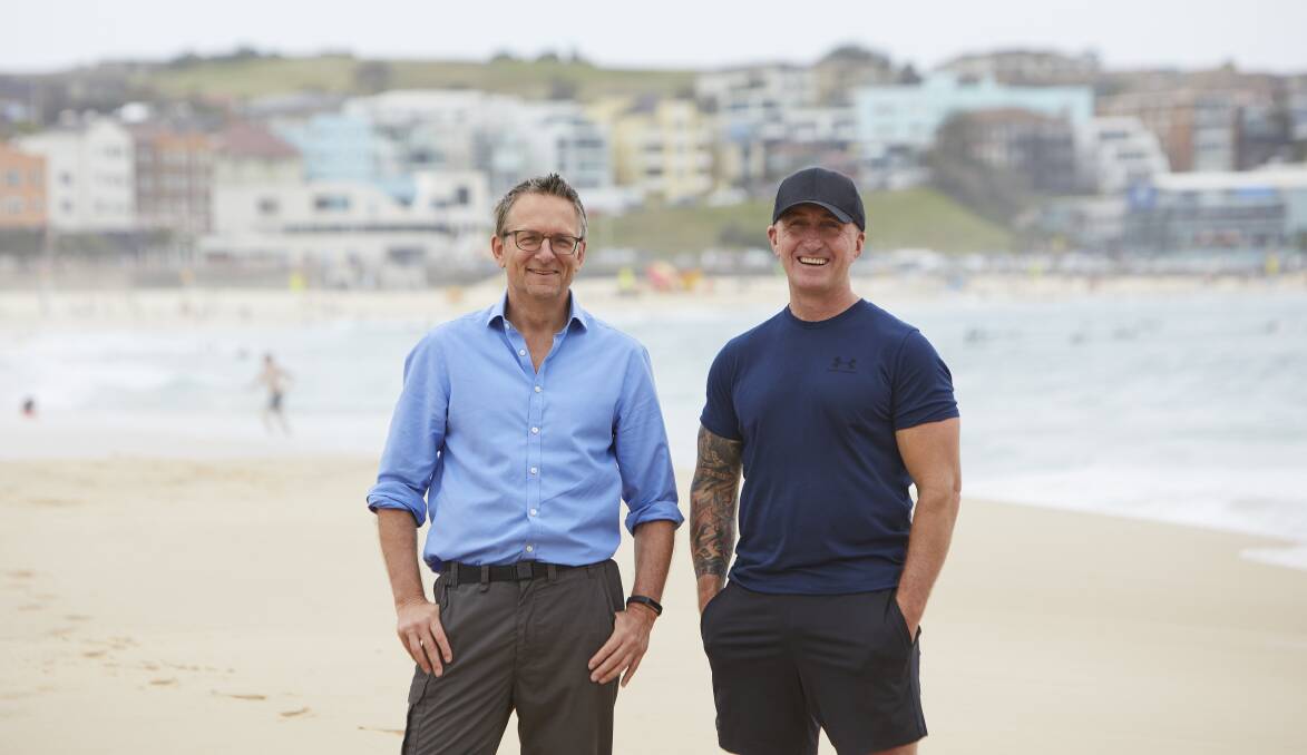 WEIGHTLOSS REVOLUTION: Co-hosts Dr Michael Mosley and Quirindi-born exercise physiologist Ray Kelly want Australia to beat diabetes. They star in the new SBS program Australias Health Revolution. Photo: Supplied