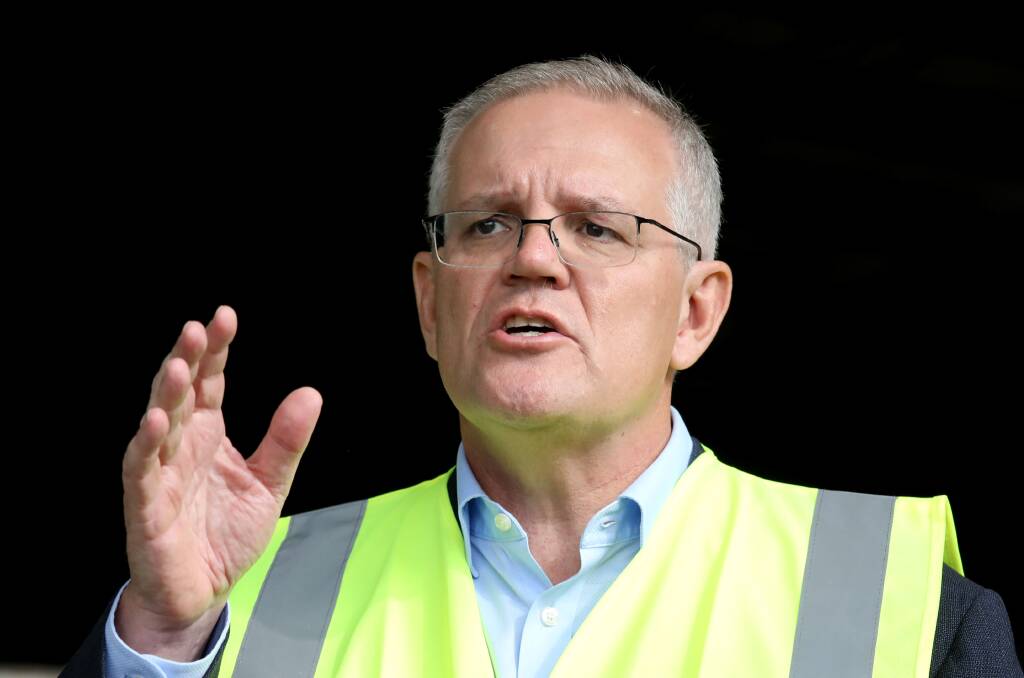 TARGET HIT: Prime Minister Scott Morrison said his agenda is "jobs, jobs, jobs" etc. But the true story is more complicated. Picture: James Croucher 