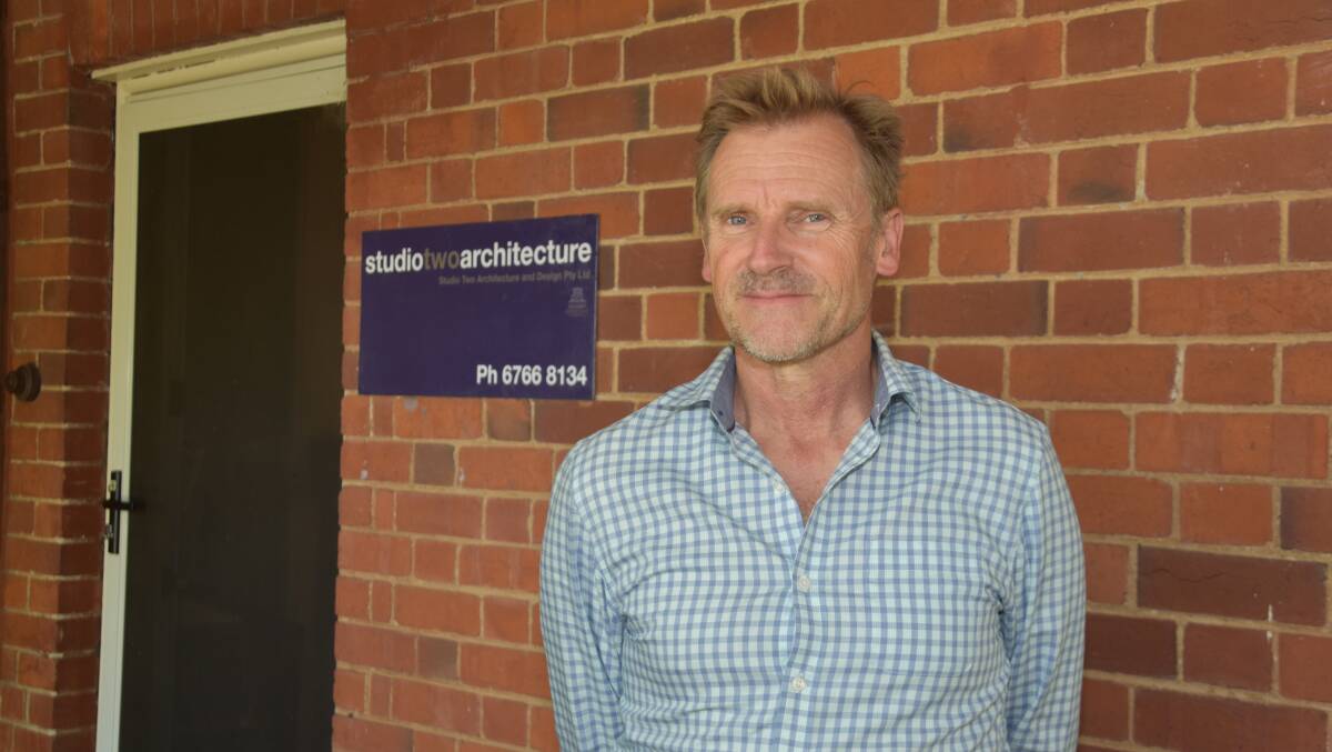 BATTLE OF BULGE: Studio Two architect and principal Nick Brown believes Tamworth, and Australia, is building houses that are just too large. Photo: Andrew Messenger