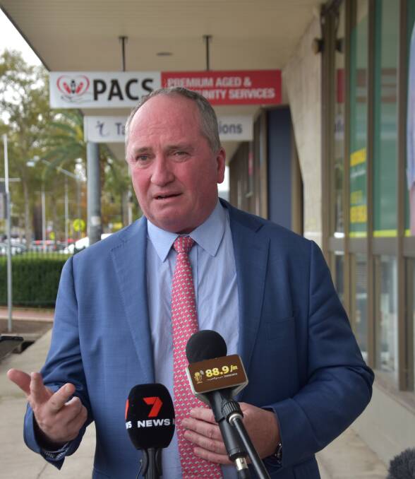 PULL TRIGGER: As deputy prime minister, Barnaby Joyce helped develop the gas reservation policy. He believes it's time to pull the trigger. Photo: Andrew Messenger 