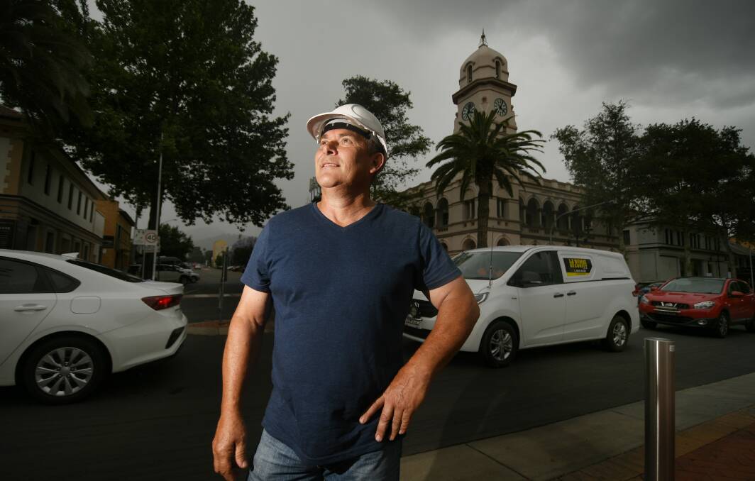 BLUE COLLAR: Australian Workers' Union organiser Serge Rindo is running to be the working class voice on Tamworth Regional Council. Photo: Gareth Gardner