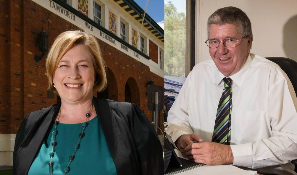 WIN: Business Chamber President Stephanie Cameron and Tamworth Mayor Col Murray have both welcomed the federal budget. Photos: file
