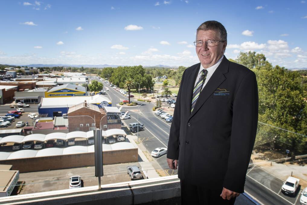 Pay up: Tamworth Mayor Col Murray has long campaigned against the emergency services levy, which he says is cost shifting from the state government. 