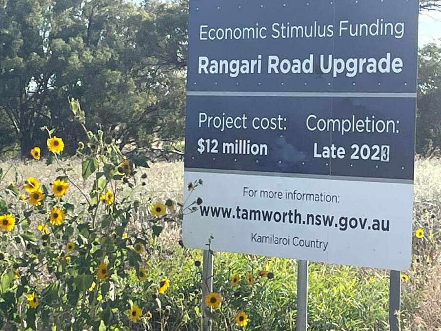 VANDAL: This project sign edited to read "late 2023", falsely suggesting the project had been delayed by a year. Photo: supplied 