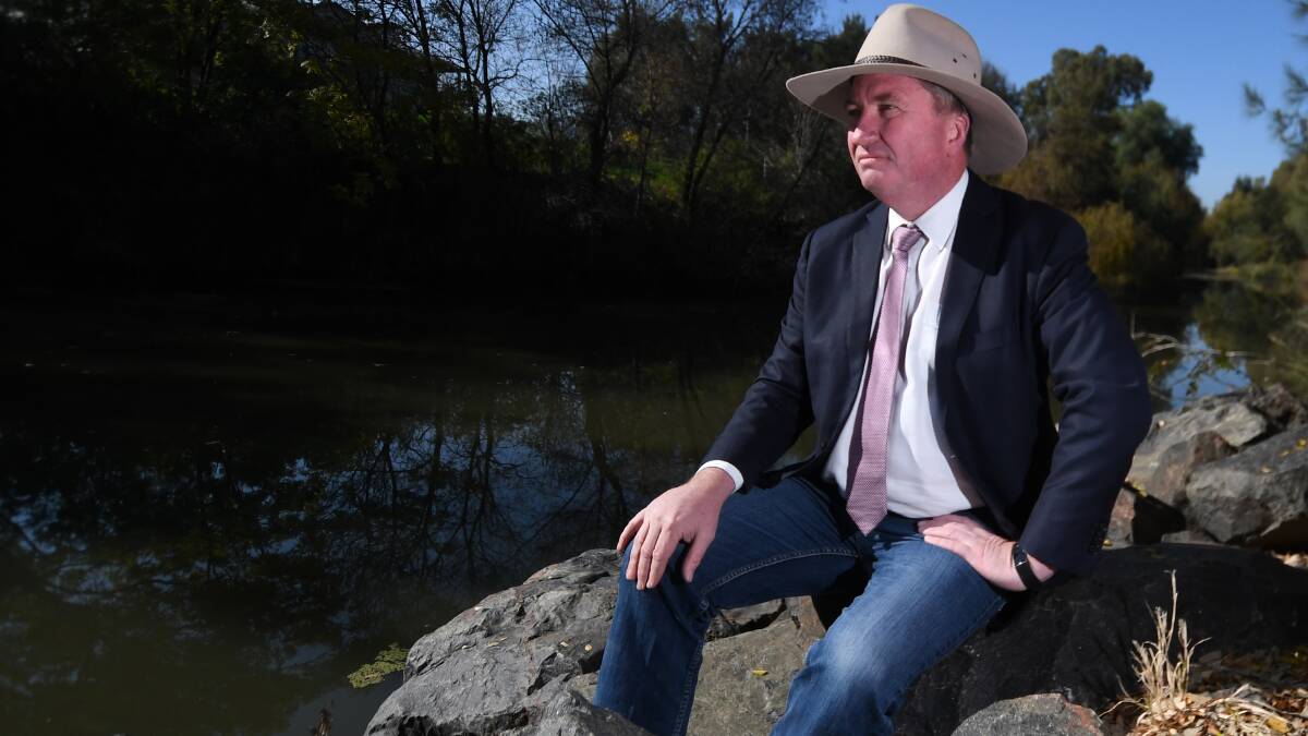 MALADMINISTRATION: Barnaby Joyce said the government should fund the farmers' rebate scheme. Photo: file