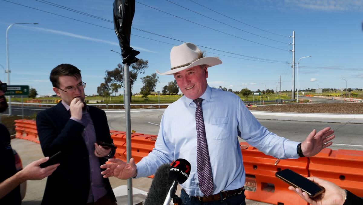 The Nationals have always listened, according to former Nationals leader Barnaby Joyce, in a sly dig at the listening tour of his replacement as Nationals leader, David Littleproud. Picture by Gareth Gardner