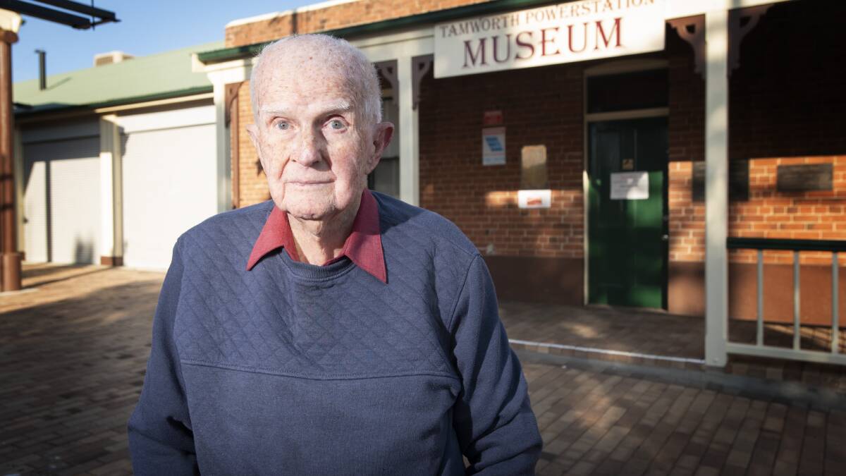 GIVING BACK: Senior Volunteer of the Year Kenneth Russell has spent ten years volunteering at the Tamworth Powerstation Museum. Photo: Peter Hardin
