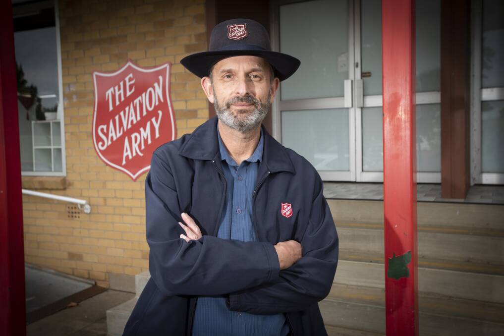 HARD TIMES: Major Tony DeTomasso said misery had definitely been on the rise in Tamworth as a result of the rising cost of living. Photo: Peter Hardin