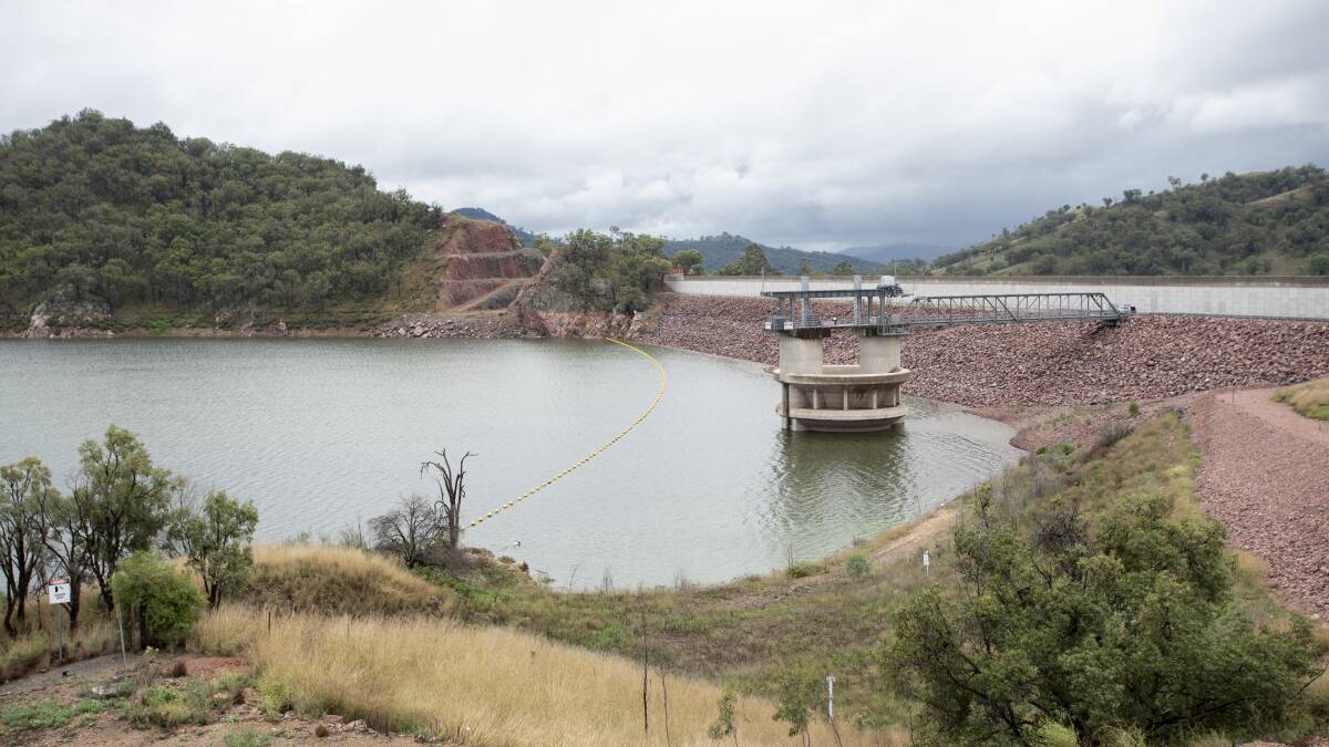 FILLING UP: Chaffey Dam is 40.5 per cent full as of Tuesday morning. Tamworth has gone to level 1 water restrictions. Photo: Peter Hardin