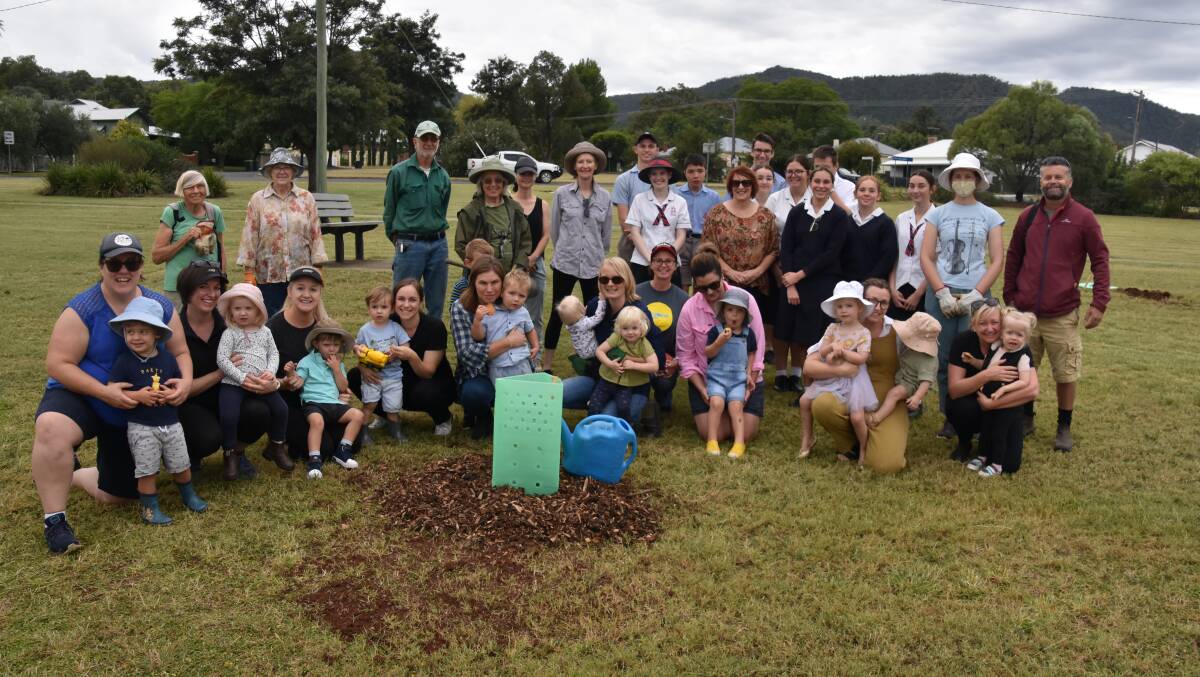 STRIKE: Tamworth students have planted trees to take part in the global schools strike for climate on Friday. Photo: Andrew Messenger