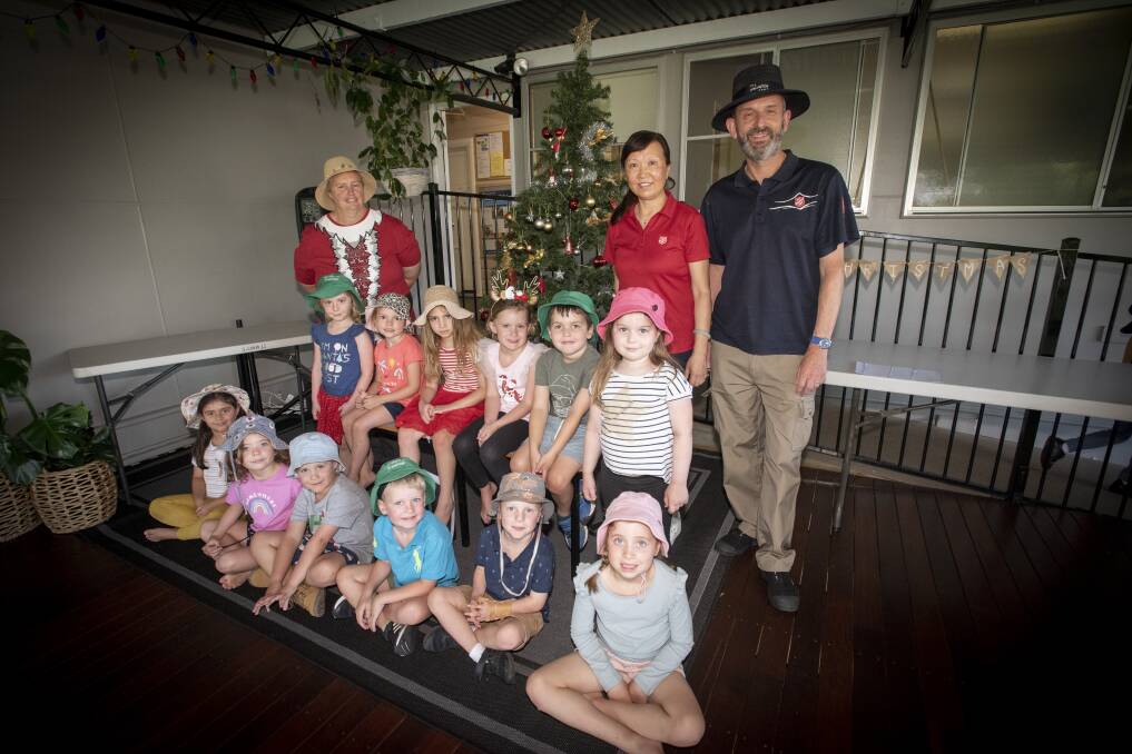 STARTING EARLY: Kids at a Tamworth preschool have given some of the city's most needy the gift of Christmas. Photo: Peter Hardin
