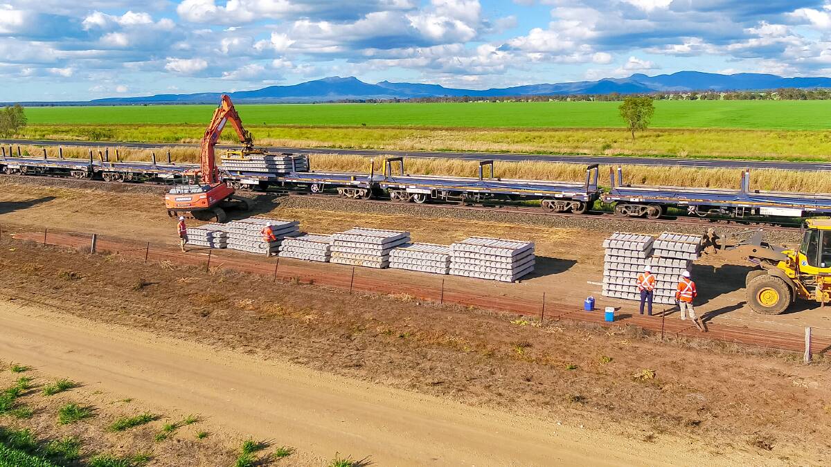 DONE: The Narrabri to North Star section of the Inland Rail is complete, but the line is yet to advance to Narromine. Photo: supplied.