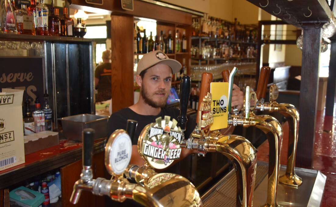 Icon reopens: Tamworth Hotel licencee Alex Nicholls was yesterday preparing the pub to reopen today. Photo: Andrew Messenger