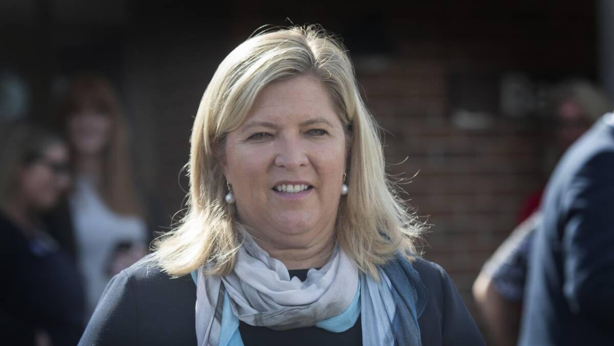 Big announcement: Minister for Health Minister Bronwyn Taylor yesterday announced the new Banksia Mental Health Unit would contain 33 beds, an increase of 8. Photo: Peter Hardin 