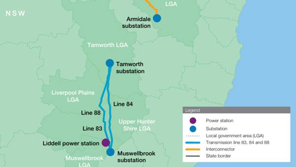 Big job: the upgrade of the NSW-Queensland interconnector, which allows for transfer of electricity between the two states, is set to cost $217 million. Photo supplied.