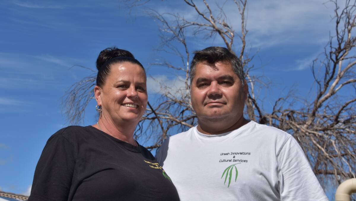 VISION: Shelly O'Leary and Ted Fields. Mr Fields is the spokesperson for a new group dedicated to "restoring" Indigenous language to the region. Photo: Andrew Messenger
