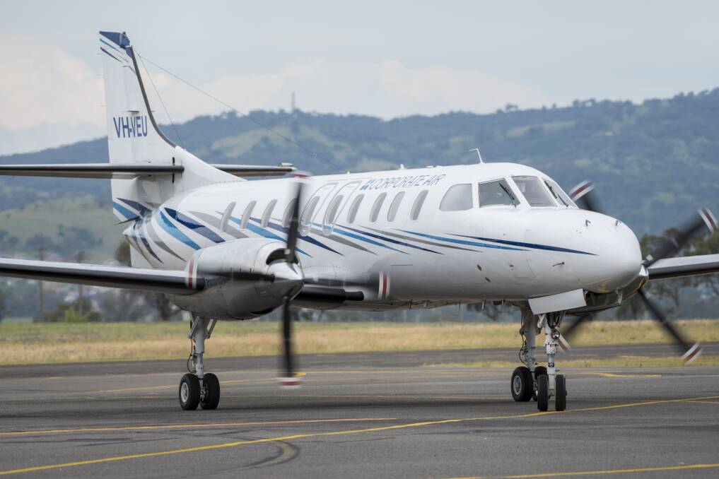 ESSENTIAL: Fly Corporate has been flying essential workers between regional NSW and Victoria since April. Those flights are scheduled to continue despite a ban. 