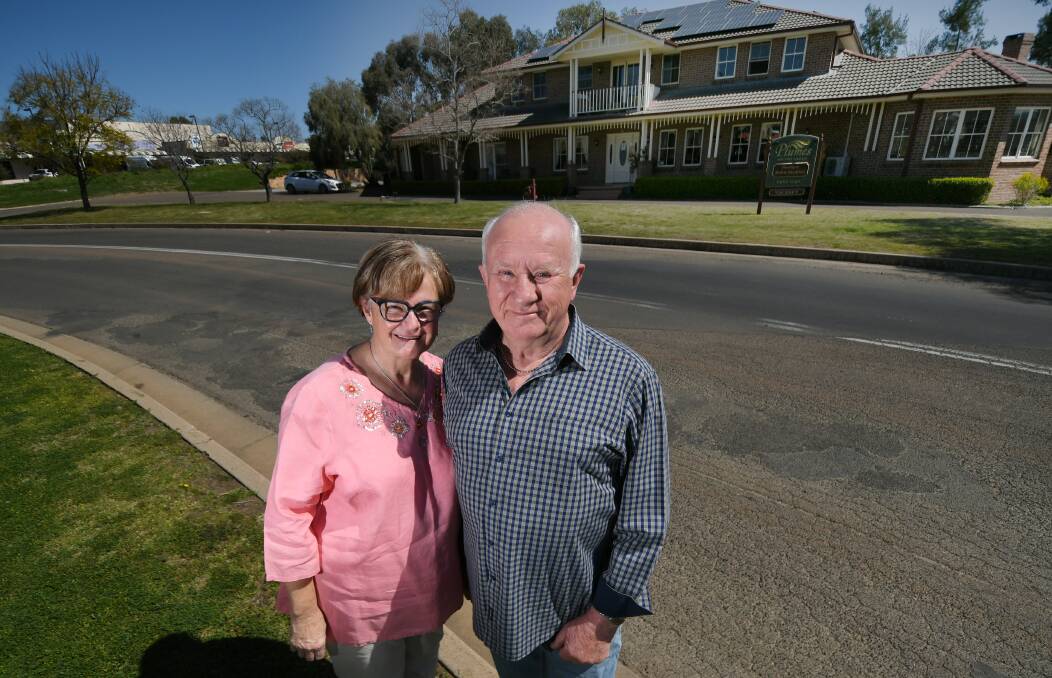 WELCOME: Plumes on the Green managers Laurel Cole and Rod Drummond are hopeful the new age care home to be built next door will generate business. Photo: Gareth Gardner 010921GGA02