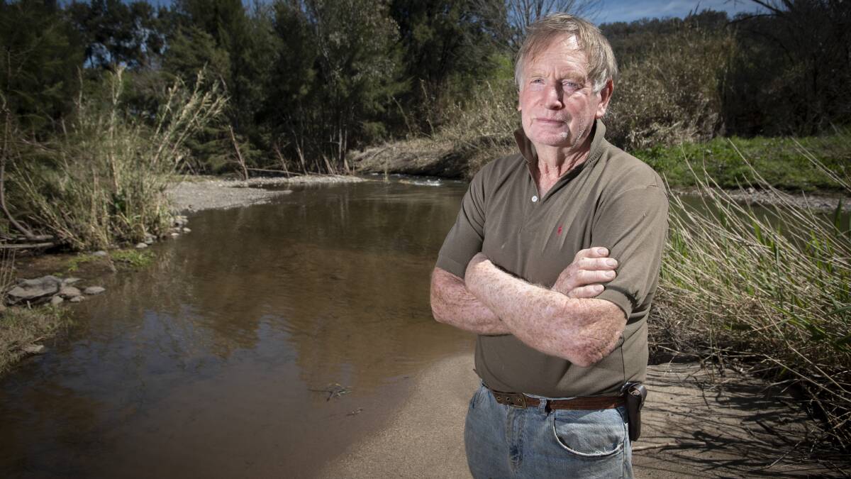LIQUID GOLD: Local irrigator Ian Coxhead said it was particularly perverse to slam farmers recovering from years of zero-allocation and drought trying to get their balance sheets back in the black. Photo: Peter Hardin