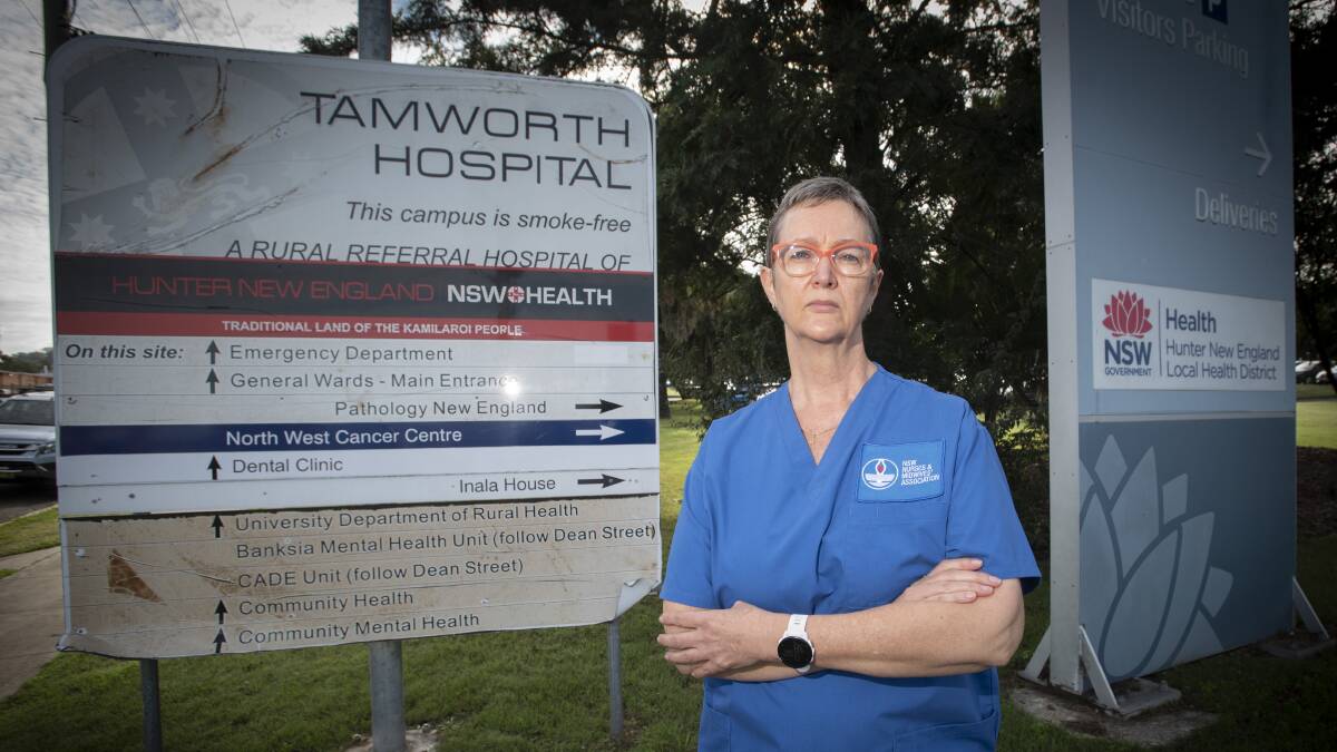 CODE BLACK: "It wasn't even a term I knew two years ago," veteran Tamworth nurse Jill Telfer said. Photo: Peter Hardin 