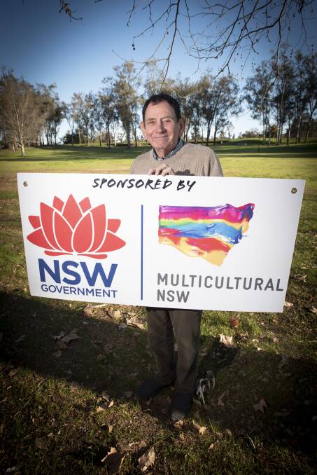 Multicultural Tamworth chairman Eddie Whitham said the year's second festival would be boosted by a $10,000 grant from the state multicultural organisation. Picture by Peter Hardin 