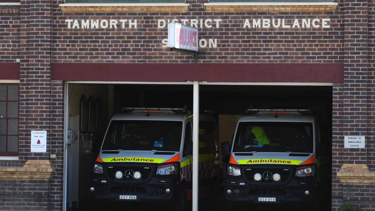 FREE RIDE: Tamworth health patients may not have to pay for the cost of an ambulance for a fortnight, as a result of an escalation of rolling strike actions by the state's paramedics, and other public sector unions. Photo: Gareth Gardner