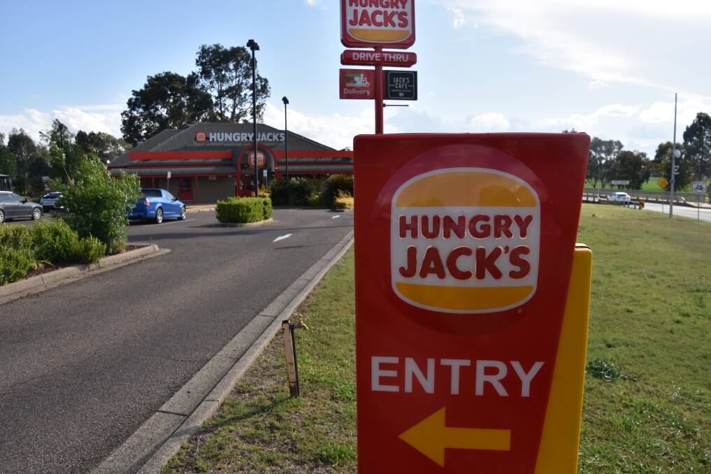 FATWORTH: Hungry Jack's is aiming to open a second restaurant in the city, at a site in West Tamworth. The fast food chain already runs an outlet on Peel Street. Photo: Andrew Messenger