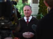 MYSTERY MAN: Deputy prime minister Barnaby Joyce recommends his voters put Mr Thomas second on their ballot. Photo: file