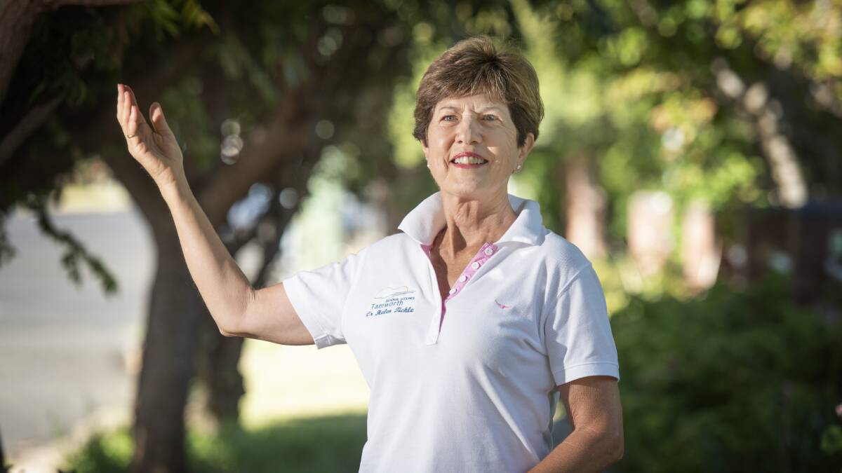 GREEN THUMB: Councillor Helen Tickle wants residents to get out and get planting trees - but to make sure they're the right ones. Photo: Peter Hardin 