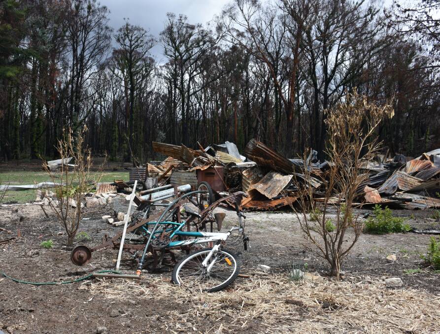 Torrington was still in ruins months on from last year's bushfires.
