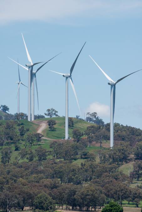 Glen Innes' White Rock Wind Farm was the country's largest wind farm when built.