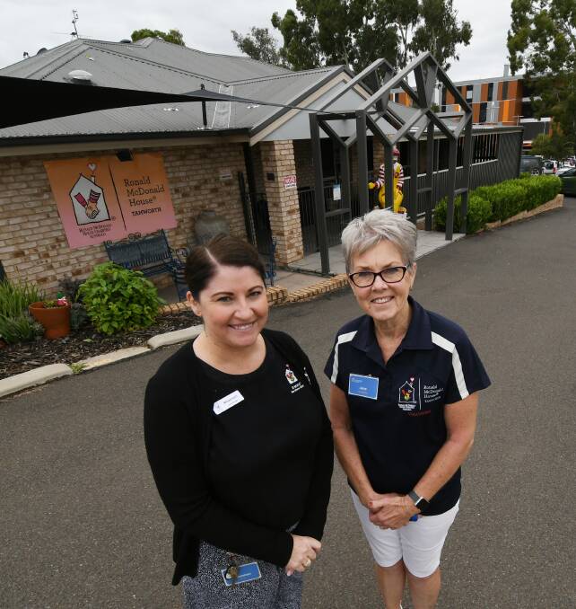 UNDERSTAFFED: Tamworth's Ronald McDonald House is short about 70 volunteers. Manager Rhiannon Curtis (left) is confident they'll recruit enough to allow them to operate 24 hours. Photo: Gareth Gardner