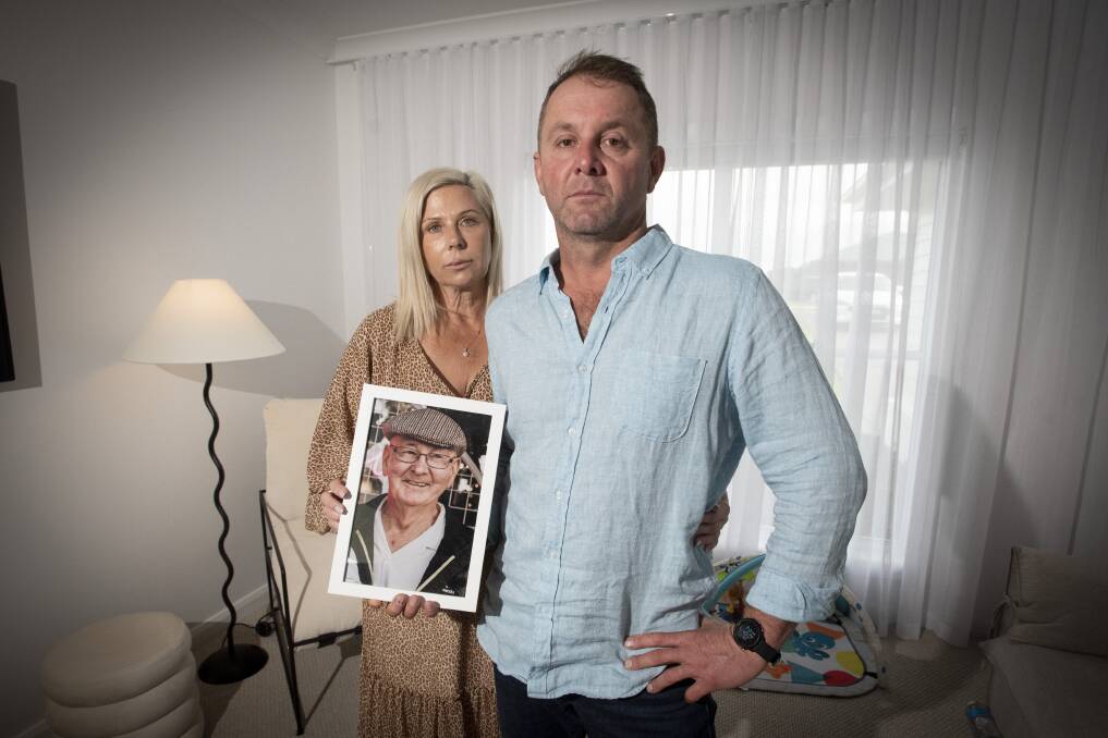 SPEAKING OUT: Lisa and David Thomas are mourning the death of their dad Maxwell Thomas, in Tamworth hospital's Nioka palliative care unit this week. Photo: Peter Hardin