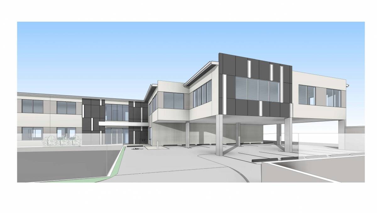 A plan of the new APVMA building in Armidale.