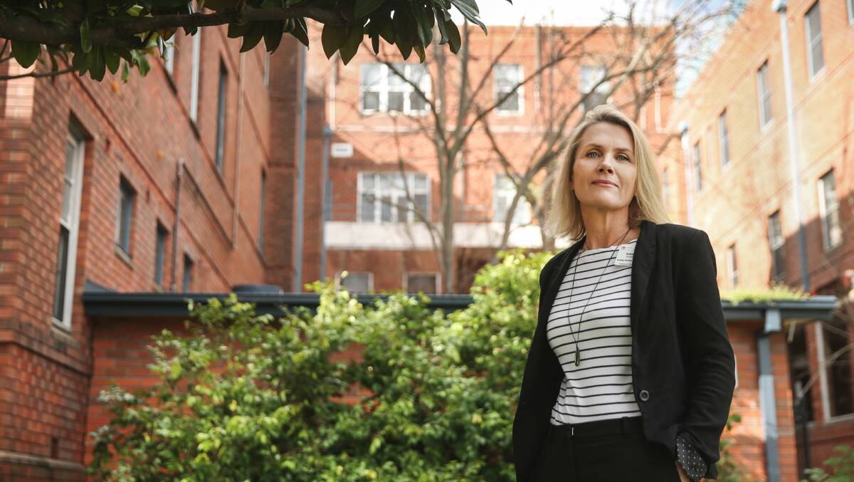Offering compassion: Hunter New England Health's (HNEH) acting manager for violence, abuse and neglect, Robyn Jones. Photo: Newcastle Herald