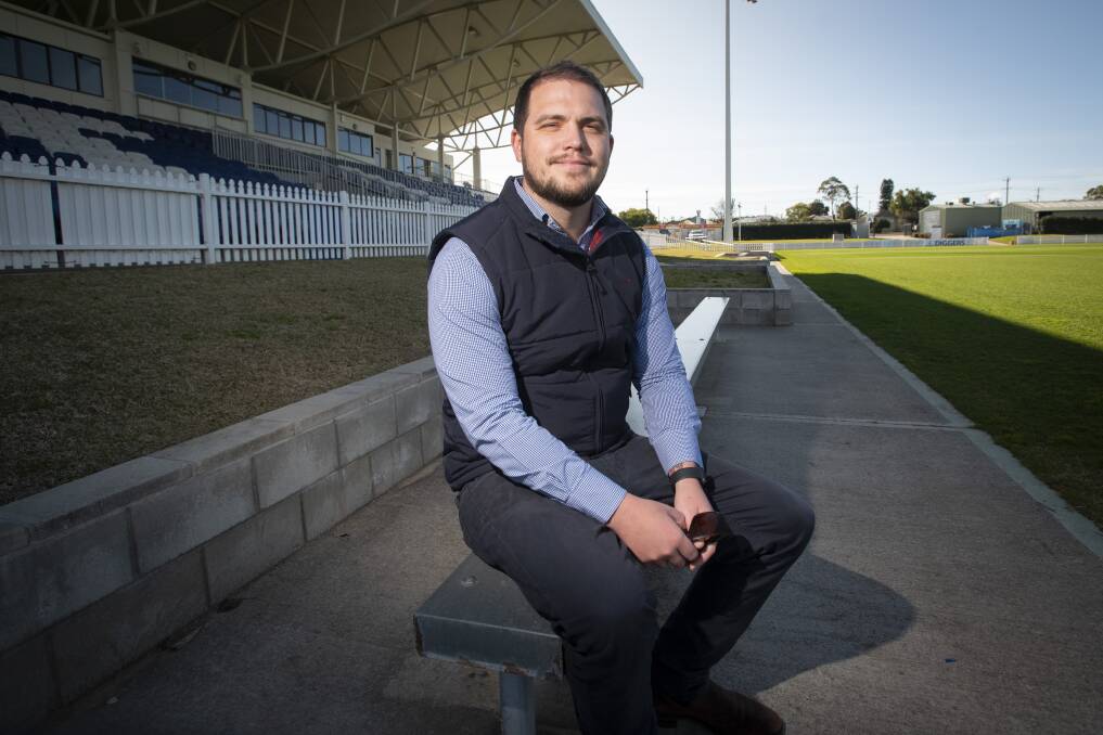 NRL DEAL: Wests Entertainment Group member services manager Paddy Donnelly at Scully Park ahead of the clash. Photo: Peter Hardin