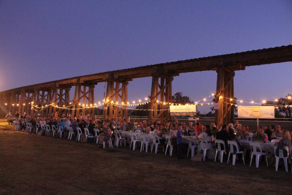 UNDER THE STARS: The committee is looking forward to its 2022 100 Mile Dinner to promote amazing local produce. Photo: Supplied