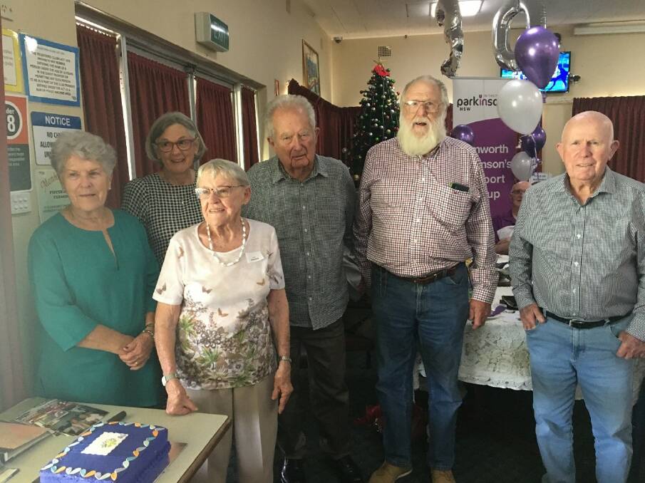 SUPPORT: Tamworth Parkinson's Support Group members celebrating their 30th anniversary in December. Photo: Supplied 